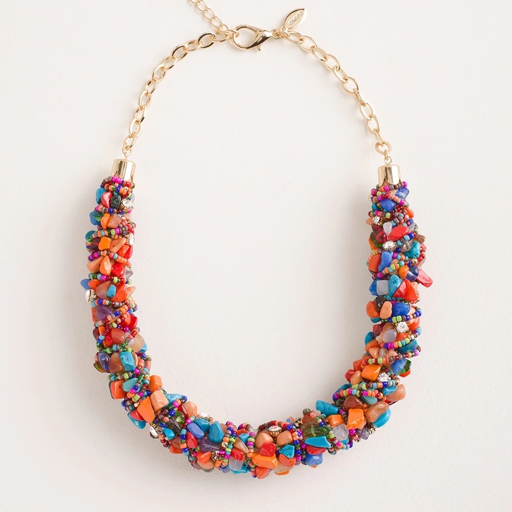 Multicolor Bib Necklace
